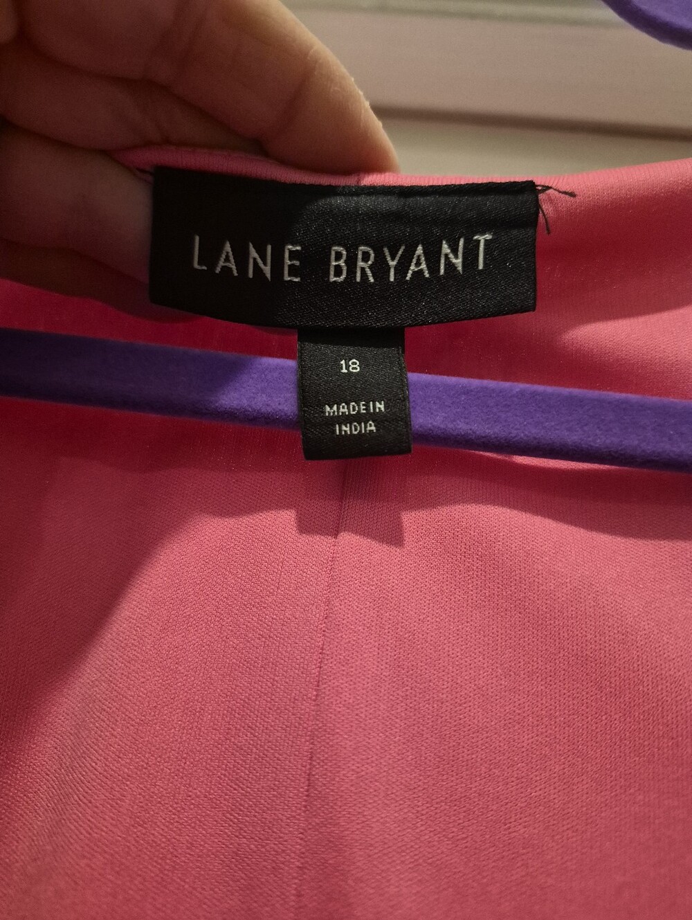 Lane Bryant Size 18 Pink 🩷 White Dress. Casual - Picture 2 of 5